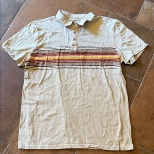 Hang Ten Polo shirt Khaki Size Large